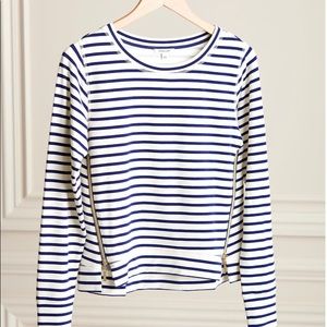 The Crush It Pullover-Smooth Terry Stripes